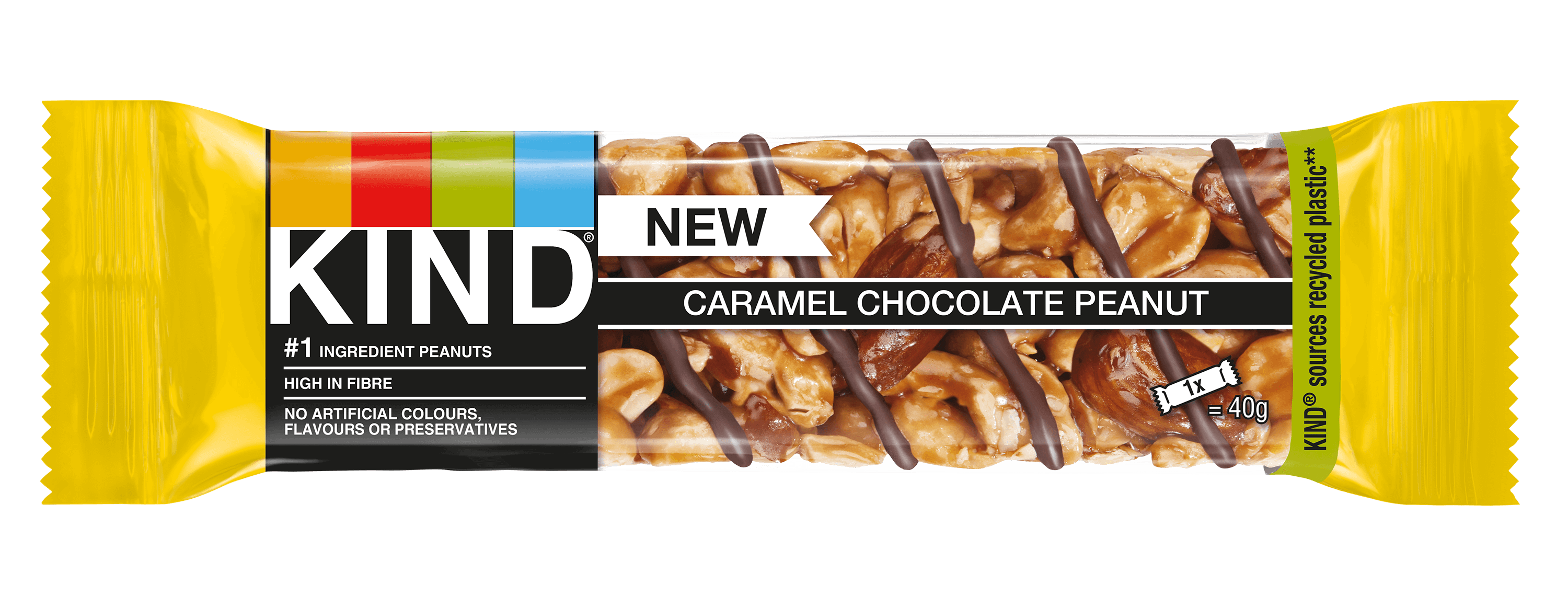 KIND Caramel Chocolate Peanut Bar 40g